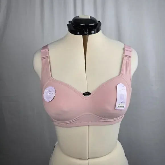 Daisiying Wireless Padded Bra Women's 42 / 2 Pack Black & Pink NWT - Picture 12 of 16